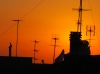 Antenne nel tramonto (Frascati)